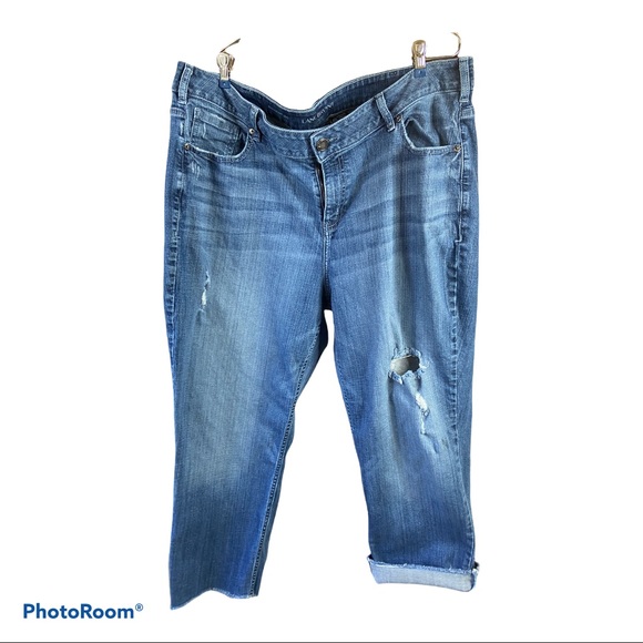 Lane Bryant Denim - Lane Bryant Straight Leg Cropped Jeans